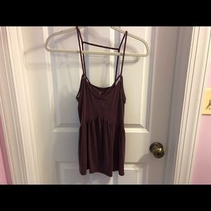 Maroon tank top